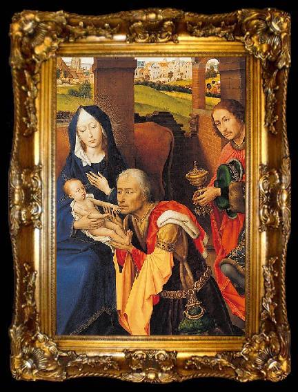 framed  Rogier van der Weyden St Columba Altarpiece, ta009-2